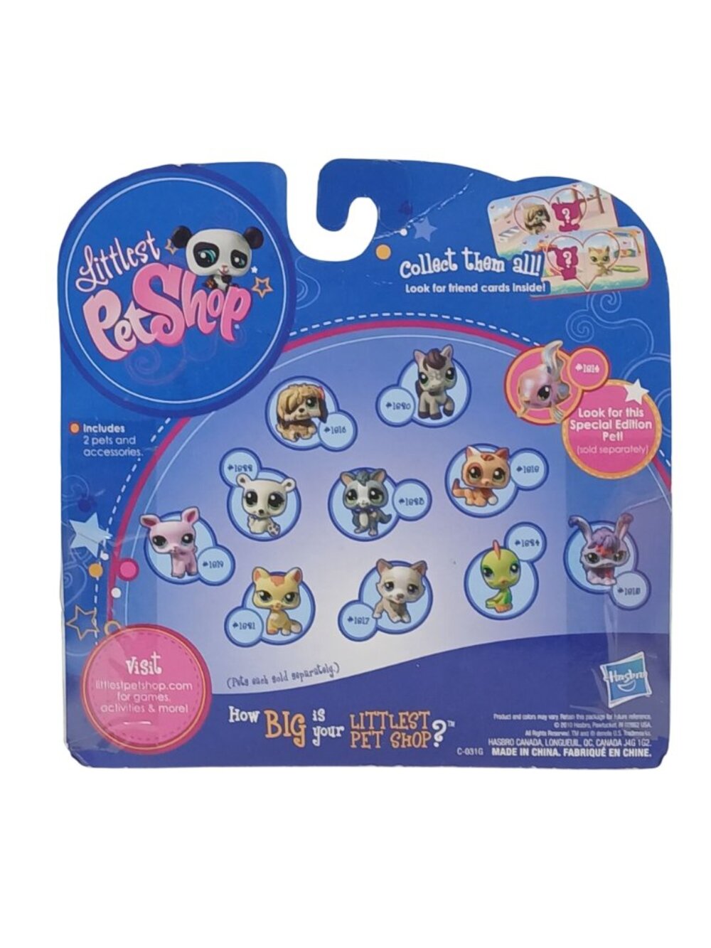 Littlest Pet Shop Prized Pets #1823 & #1824 w/ Friend Cards Hasbro Sealed #GS-6 - Picture 4 of 9